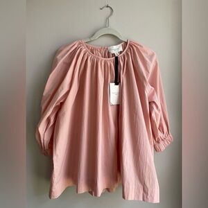 NWT Tuckernuck Pomander Place Rosewater Larissa Blouse Pink Medium